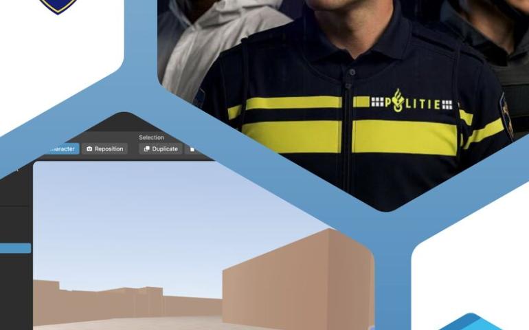 beeld met Scenebrook XR voor politie